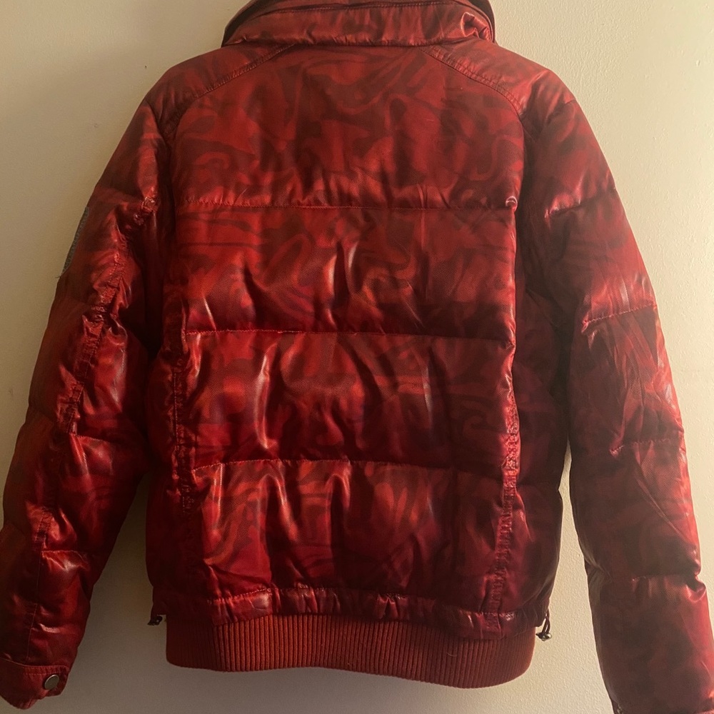 Red Playboy Puffy Jacket